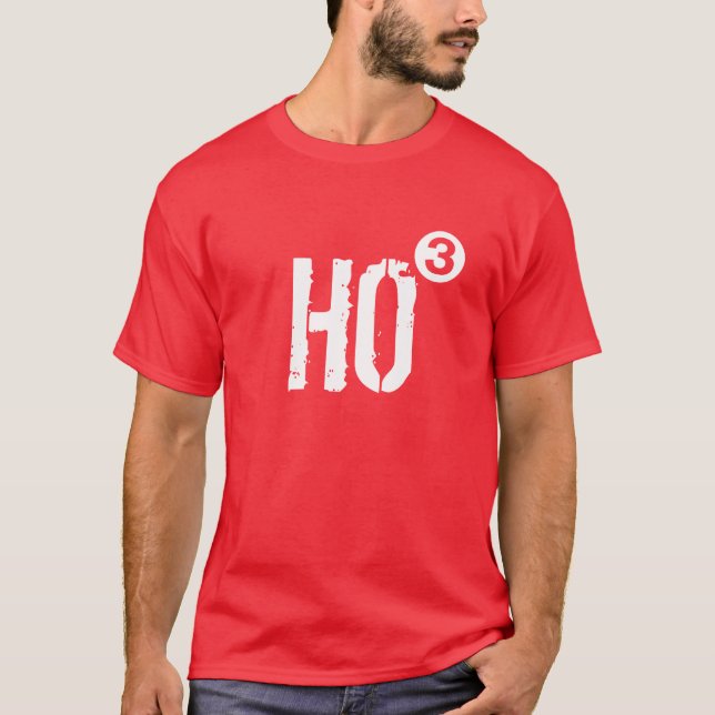 T-shirt HO Cubed Père Noël Shirt (Devant)