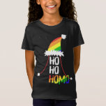 T-Shirt Ho Ho Filles Homos Santa Hat Christmas LGBT Pride<br><div class="desc">Ho Ho Filles Homos Santa Hat Noël LGBT Pride Drapeau Noël</div>