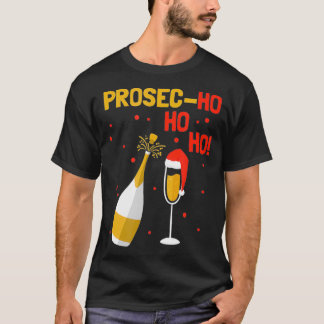 T-shirt Ho Ho Funny Vacances de Noël Presecco
