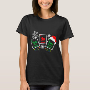 T-shirt Ho Ho Ho Chimie de l'Holmium Élément 67 Tableau Pé