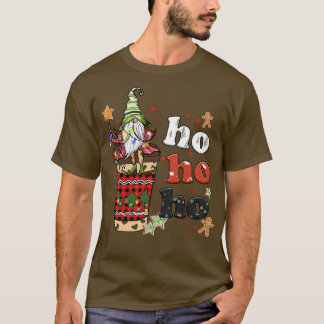 T-shirt Ho Ho Ho Christmas Gnome 7
