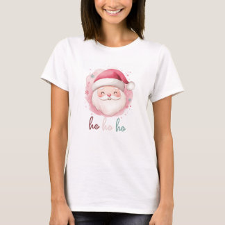 T-shirt Ho Ho Ho Cute Père Noël Shirt