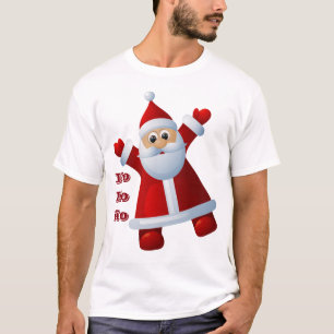T-shirt HO! HO! HO! Joli Père Noël Joyeux Noël