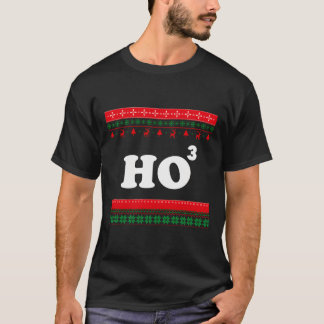 T-shirt Ho Ho Ho Math Noël Fausse Chandail de Noël
