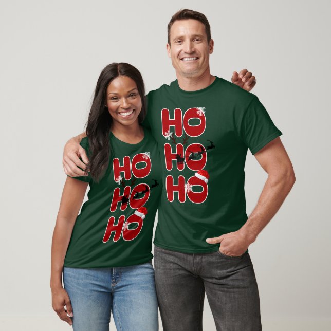 T-Shirt HO HO HO Noël (Unisexe)