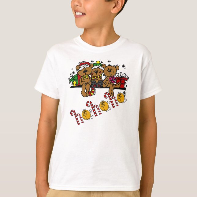 T-shirt Ho Ho Ho Nounours (Devant)