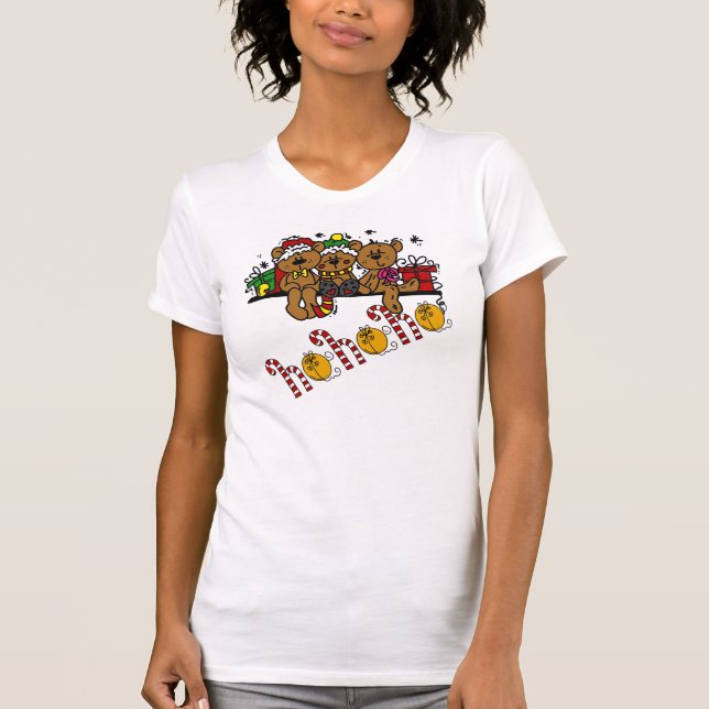 T-shirt Ho Ho Ho Nounours (Devant)