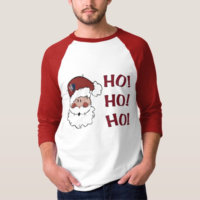 T-shirt HO ! HO ! HO ! Père Noël (Devant)