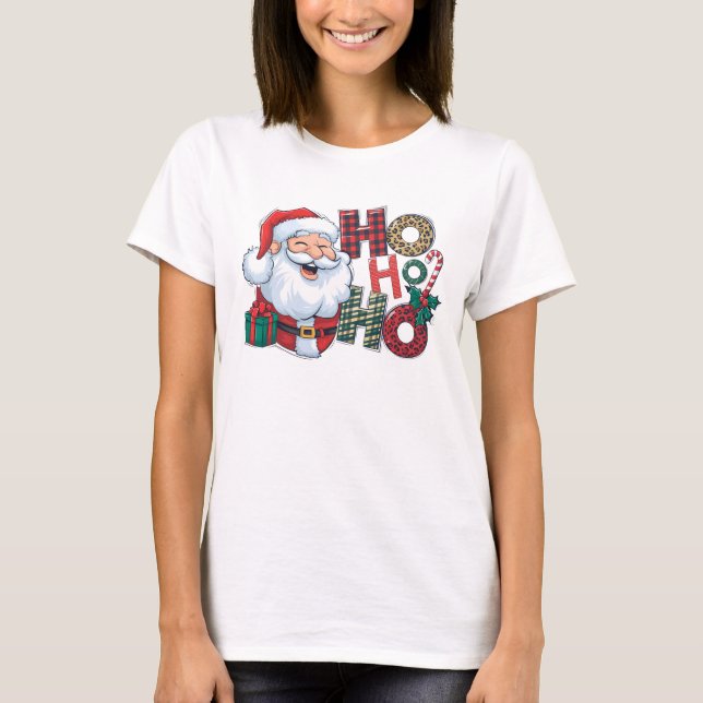 T-shirt Ho Ho Ho Père Noël (Devant)