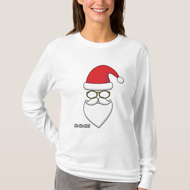 T-shirt Ho Ho Ho Santa Claus (Devant)