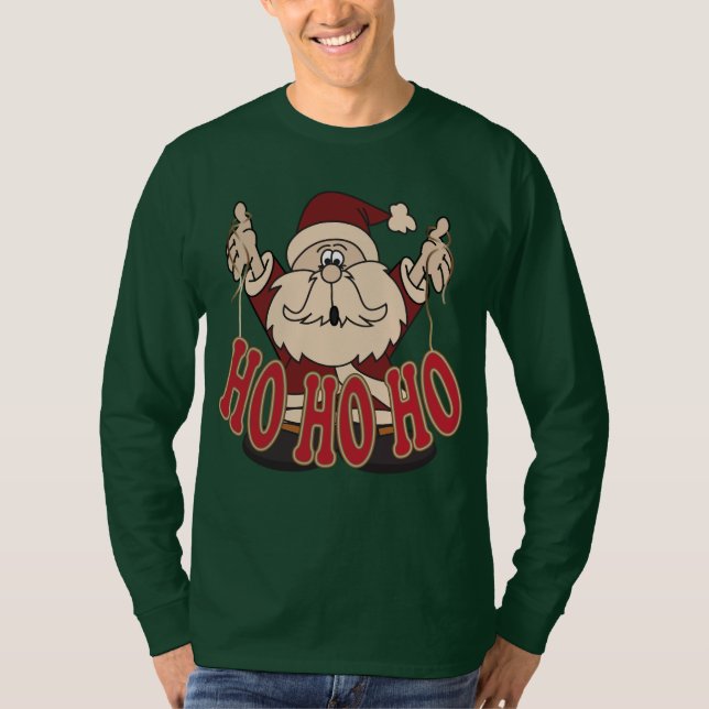 T-shirt Ho Ho Ho Santa Claus | Noël (Devant)