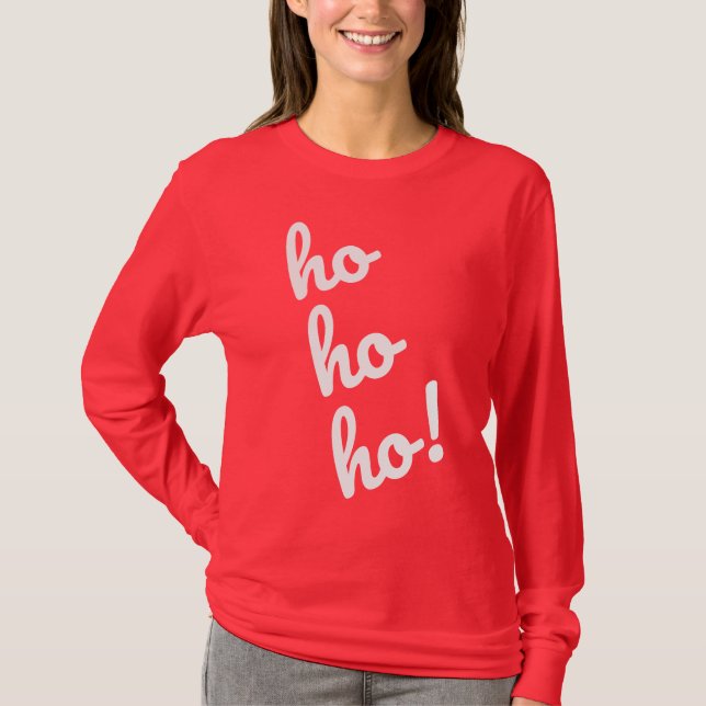 T-shirt Ho Ho Ho! Santa Ho Noël (Devant)