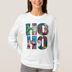 T-SHIRT HO HO PÈRE NOËL MUSICAL NOËL NUIT DE NOËL