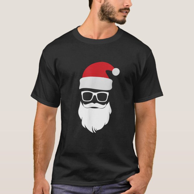 T-shirt Ho Matching Lunettes de soleil Hipster Cadeau Sant (Devant)