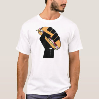 T-shirt Hoagie Sandwich Guy Fist Resist Anti Trump