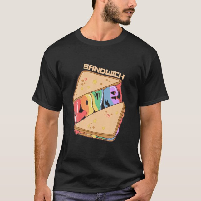 T-shirt Hoagie Sous-Artiste Et Sandwich Maker - Sandwich G (Devant)