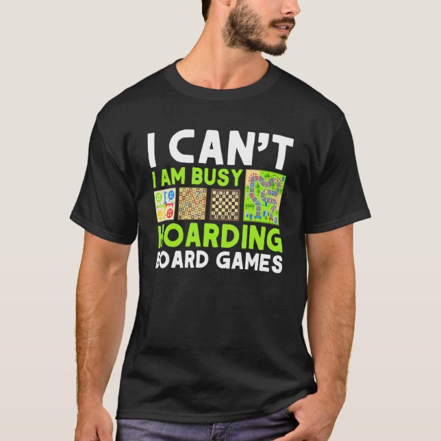 T-shirt Hoarding Board Games Gamer Games Collector 1 (Devant)
