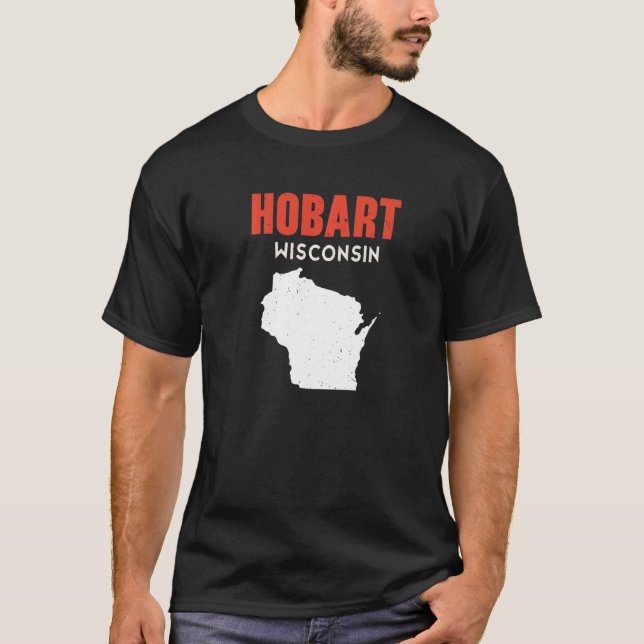 T-shirt Hobart USA State America Travel Montanan Helena (Devant)
