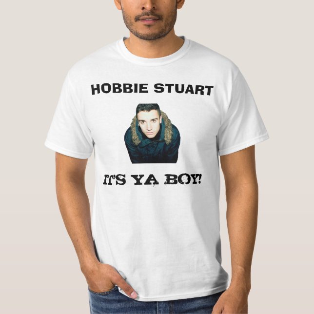 T-shirt Hobbie Stuart - c'est garçon de Ya (Devant)