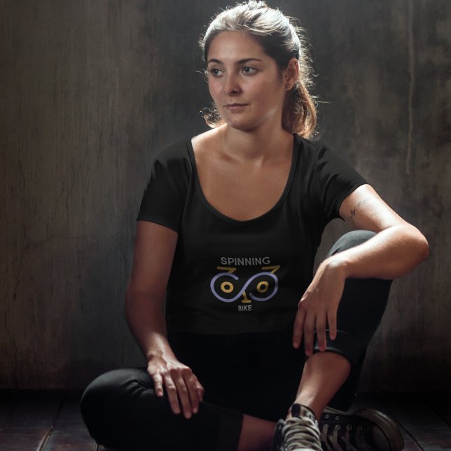 T-shirt Hobby à vélo à rotation (Créateur téléchargé)
