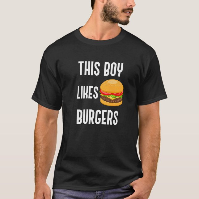 T-shirt Hobby Burger Maker Delicious Fast Food Eating   (Devant)