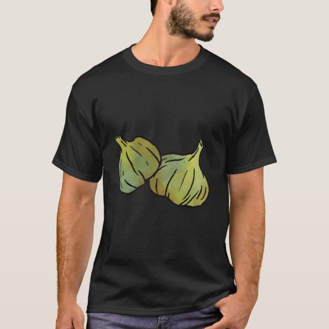 T-shirt Hobby Cook Onion In Bright Colours For Children (Devant)
