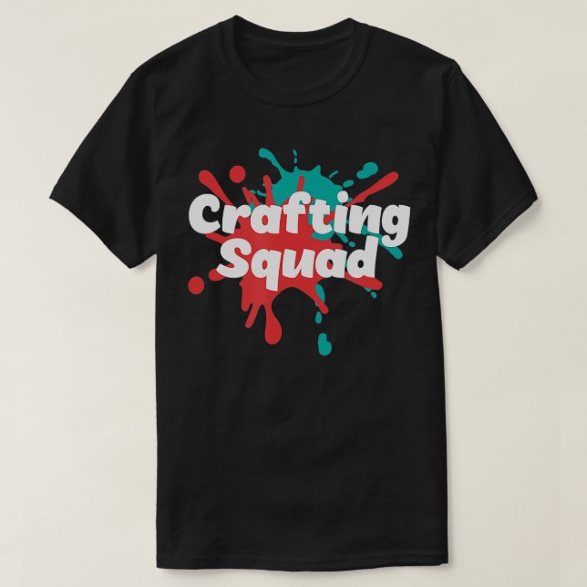 T-shirt Hobby Crafter Designer Crafting Squad  (Design devant)