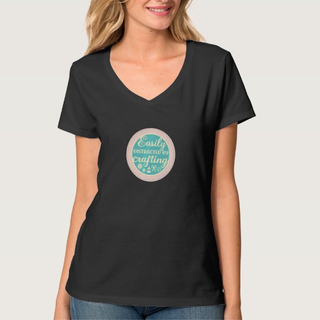T-shirt Hobby Crafter Drôle Dire Needlework Crafter (Devant)