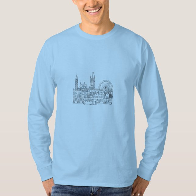T-shirt Hobby de Londres City (Devant)