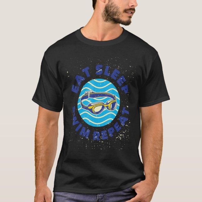 T-shirt Hobby De Piscine (Devant)