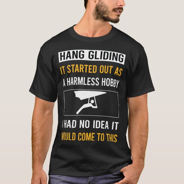 T-shirt Hobby Hang Glider sans danger (Devant)