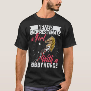 T-shirt Hobby Horsing Cheval Sport Équestre Équine Filles