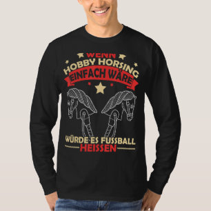 T-shirt Hobby Horsing Horse Sport équestre Equestre Filles