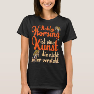 T-shirt Hobby Horsing Horse Sport équestre Equestre Filles