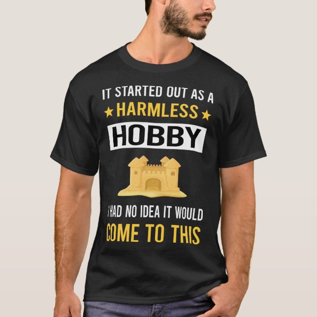 T-shirt Hobby sans charme Château de sable (Devant)