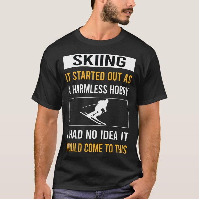 T-shirt Hobby sans charme Ski Ski Ski (Devant)