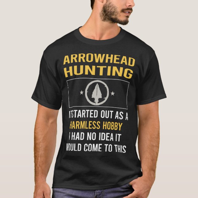 T-shirt Hobby sans danger Arrowhead Chasse Arrowhead (Devant)