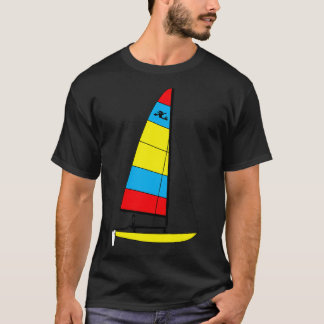 T-shirt Hobie 14 Catamaran Voilier Jaune