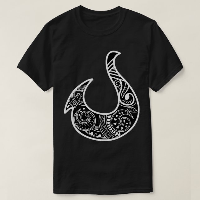 T-shirt Hochet de poisson de la tribu hawaïenne (Design devant)