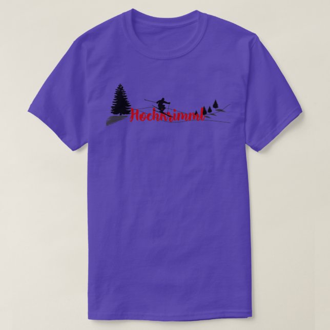 T-shirt Hochkrimml Long Ski (Design devant)