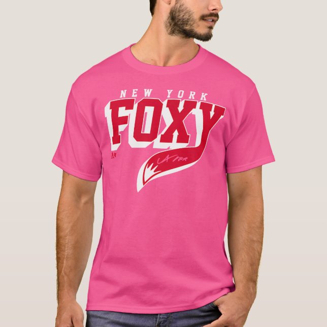 T-shirt Hockey Adam Fox Foxy New York (Devant)