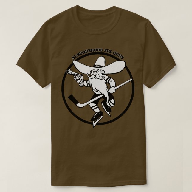 T-shirt Hockey classique Albuquerque Six Guns 19736 (Design devant)