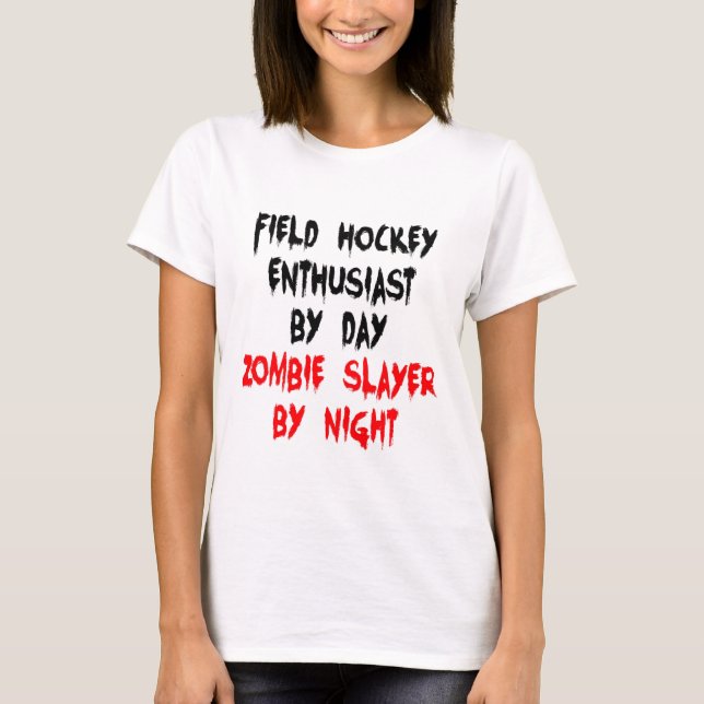 T-shirt Hockey de terrain Zombie (Devant)