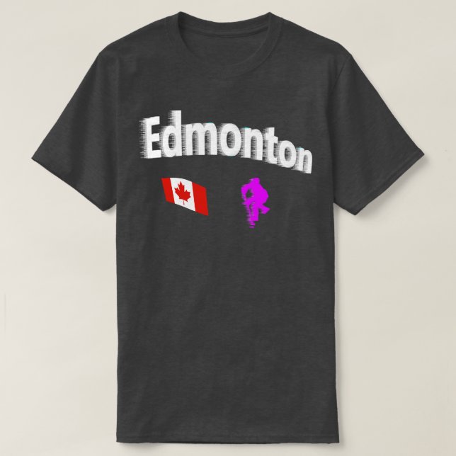 T-shirt Hockey d'Edmonton (Design devant)