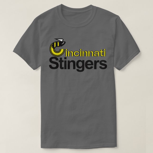 T-shirt Hockey défunt Cincinnati Stingers 1977 (Design devant)
