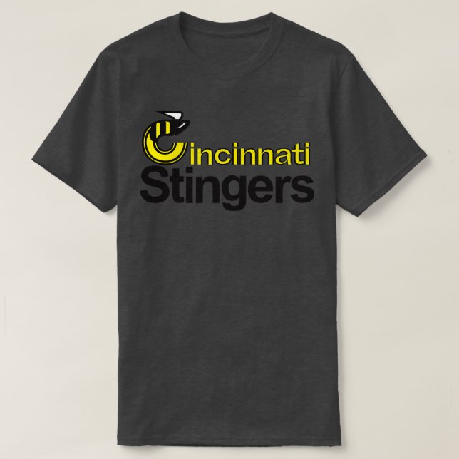 T-shirt Hockey défunt Cincinnati Stingers 1977 (Design devant)