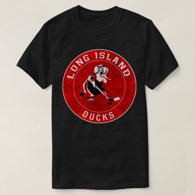 T-shirt Hockey des canards de Long Island (Design devant)