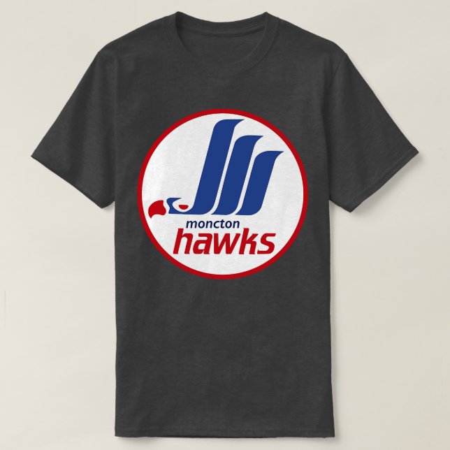 T-shirt Hockey des Hawks de Moncton 1987 (Design devant)