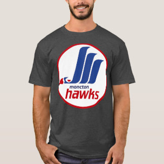 T-shirt Hockey des Hawks de Moncton 1987