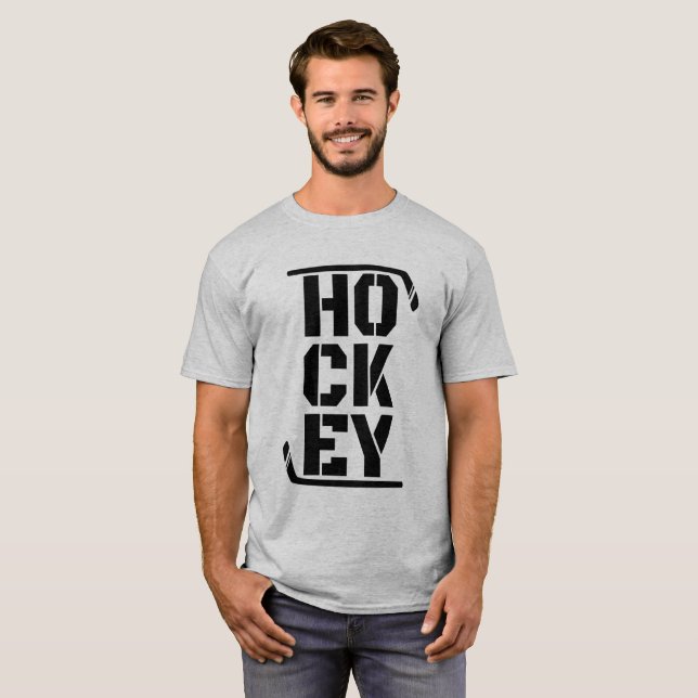 T-shirt Hockey Drôle (Devant entier)